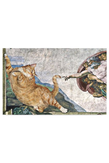 Covoraș decorativ pentru ușă, covorașe pentru exterior/interior/ușă (CREATURA PENTRU PISICĂ)
