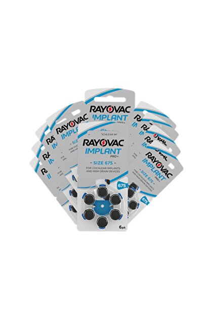 Rayovac Koklear Implant Işitme Cihazı Pili, 675cp Implant Pro+ (5