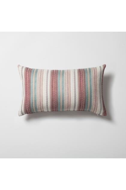 " Bohem " - Etnik Kilim Desen Çizgili Kırlent 30x50 (iç Yastık Dahil)