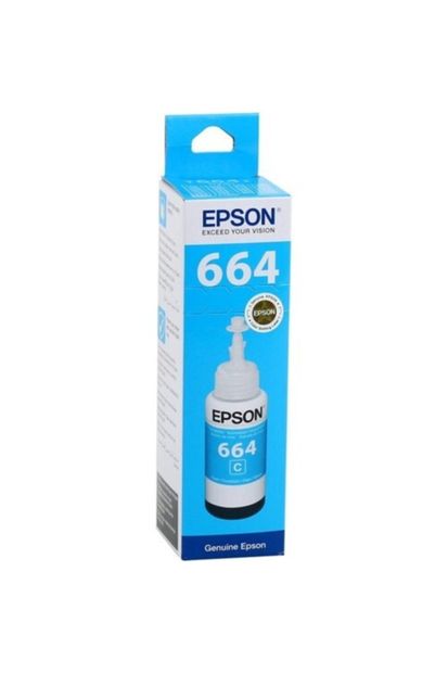 EPSON 664 Orjinal Mavi Mürekkep L382 L386 L3050 L3060 L210 - 1