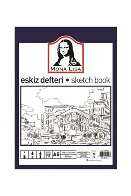 Mona Lisa Sketchbook A5 120 Gr - 50 Sheets