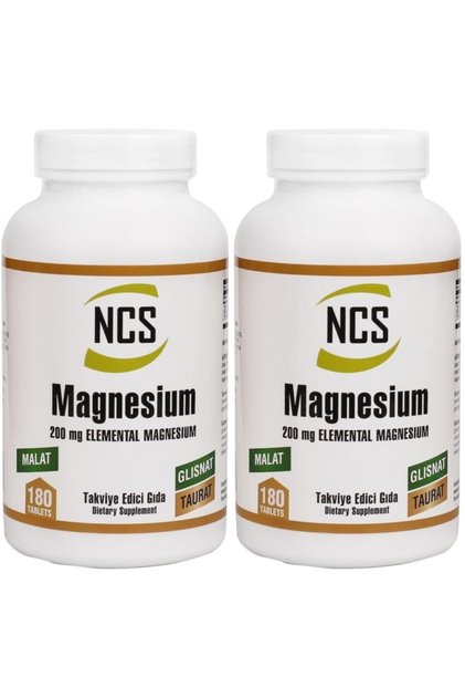 Magnesium (magnesium) Malt Glycinate Taurate 180 Tablets X 2 Boxes