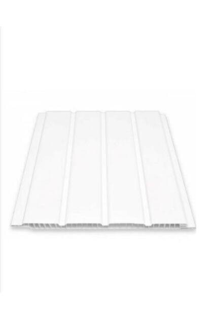 Fugalı Beyaz Plastik Pvc Duvar Tavan Lambiri / 10 Adet 20cm X 1,5 Metre - 3 Metrekare