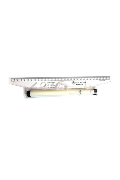 Rulo Makaralı Cetvel 30 Cm (rol30)