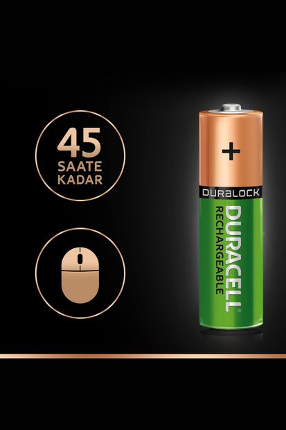 Duracell Rechargeable AA 1300 MH 4'lü - 5