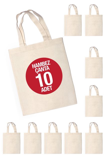 10 Unprinted Hammock Bags - 35x40 Cm