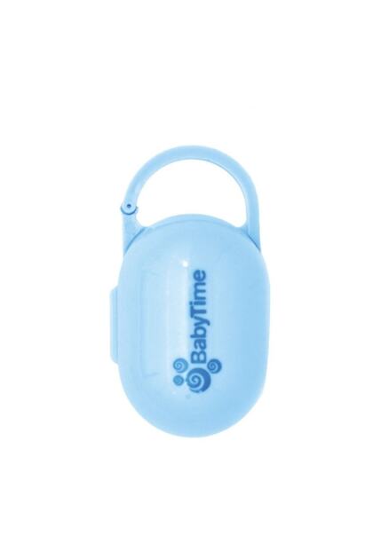 Blue Pacifier Storage Container