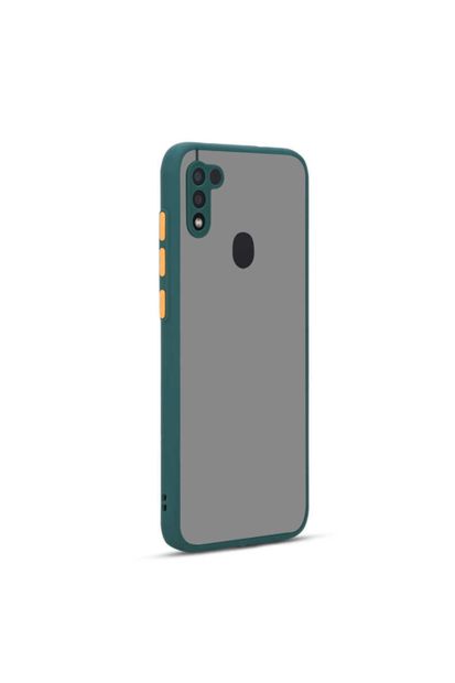 Nezih Case Samsung A11 Renkli Silikon Kılıf (parmak Izi Yapmaz Leke Tutmaz) Koyu Yeşil - 1