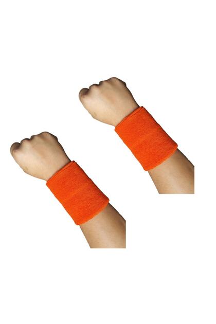 2 Pieces Sports Towel Hand Bracelet Economical Bracelet Orange