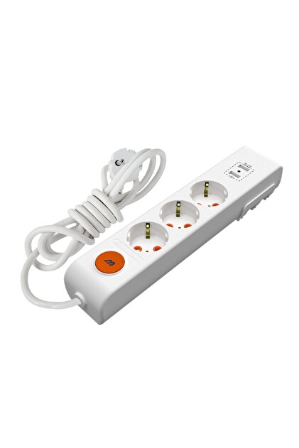 【未開封】Rioデック3種 Mutlusan Ri Tech 3' Lü Ve Usb Girişli Anahtarlı Toraklı Grup Priz