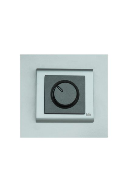 Cellia Cellia Dimmer Füme Kapak Mat Krom Çerçeve
