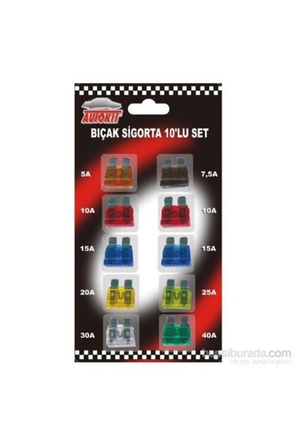 Bıçak Sigorta 10'lu Set