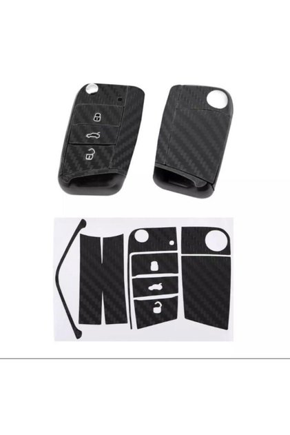 Seat Leon Ibiza Arona Ateca Compatible Fiber Carbon Key Tag Provides Your Key Stylish Bi Appearance