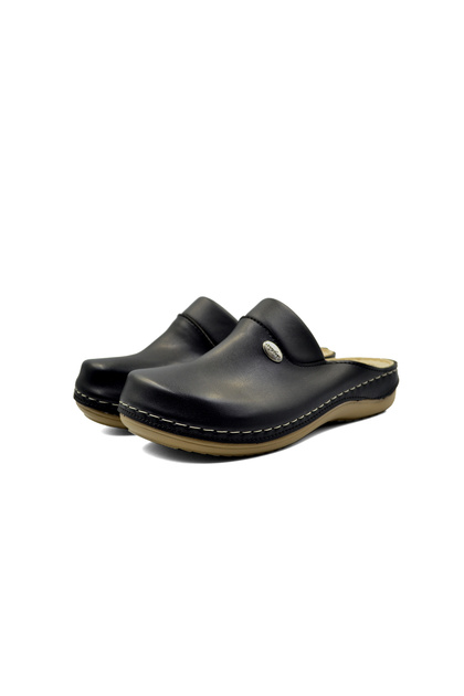 Women's Sabo - Black - Comfort Supported Structure Stylish Design Soft Sole Suitable for Daily Use