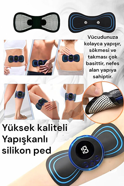 Xolo EMS Elektrikli Tüm Vücut Masaj Cihazı Şarjlı Taşınabilir 8