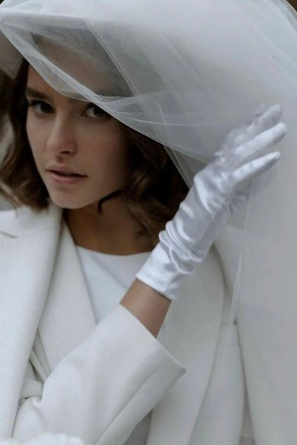 Kısa Gelin Eldiveni Bilek Boyu Balo Eldiveni Gelinler İçin Nikah Eldiveni Beyaz