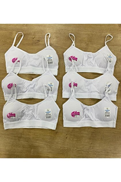 Girl's Padded Training Bra / 6 Pieces