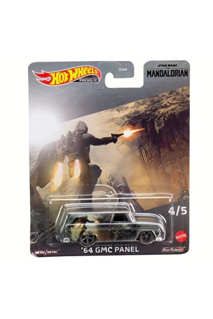 Star Wars Hot Wheelsフィギュア HOT WHEELS Pop Culture Character Cars - '64 GMC Panel (Mandalorian