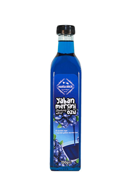 MANİSA BİRLİK Doğal Yaban Mersini Özü 650 Ml 4'LÜ SET (AVANTAJ