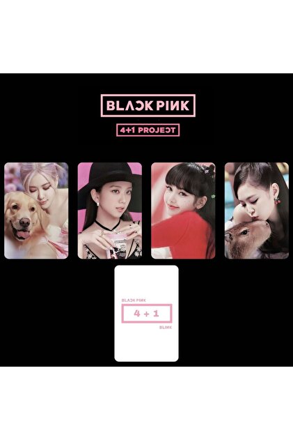 Kpop Dünyasi BLACKPINK '' 4 + 1 Project '' Photocards - Fiyatı