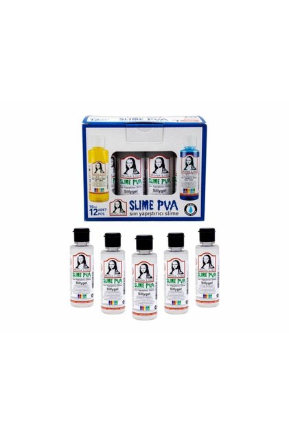 Sıvı Yapıştırıcı Slime Borax 70 Ml. 3 Adet