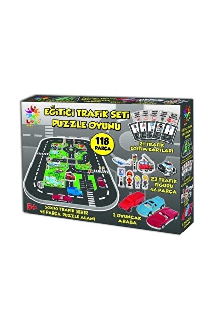 LAÇO Eğitici Trafik Seti Puzzle Oyunu - Fiyatı, Yorumları