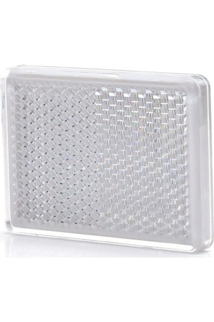 Cat Eye Reflector White Bicycle Motorcycle Truck Vehicle Reflector 55 X 40 Mm