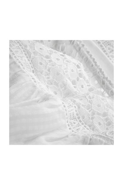 Tommy Hilfiger Kadın Beyaz Elbise Tjw Summer Sleeveless Lace Dress DW0DW06660 - 2