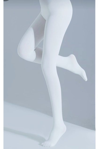 Daymod Girl's White Pantyhose Mycro 50 Den