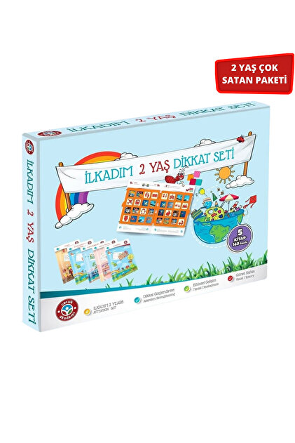 Çocuk Akademi Ilkadım 2 Yaş Dikkat Seti - Fiyatı, Yorumları