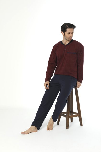 Jacquard (THIN) Long Sleeve Pajama Set
