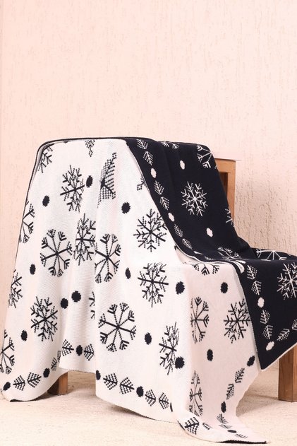 RTD & VLD New Year's Pattern Knitwear Blanket Sofa Shawl