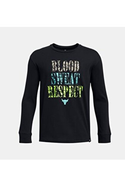 Under Armour Erkek Çocuk Project Rock Tam Boy Fermuarlı Kapüşonlu