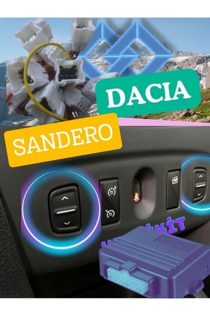 Dacia Sandero Center Console Glass Lifting Module. Let's Read the Explanations.