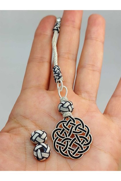 Copper Handcrafted Kazaz Tassel & 2 Habbeli Set (45536)