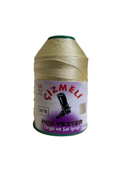 Polyester Knitting and Shawl Yarn with Boots No:20 100 gr