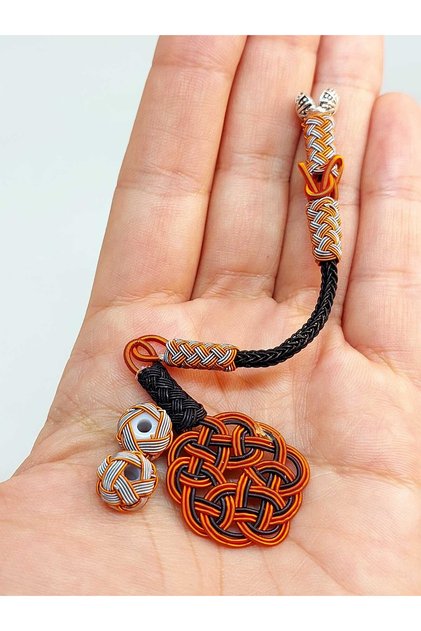 Copper Handcrafted Kazaz Tassel & 2 Habbeli Set (45552)