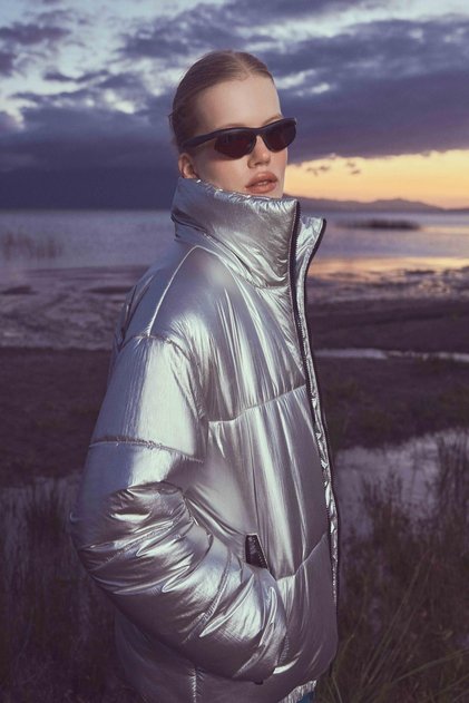 Silver Women's Ski Coat 4WAK00349EW