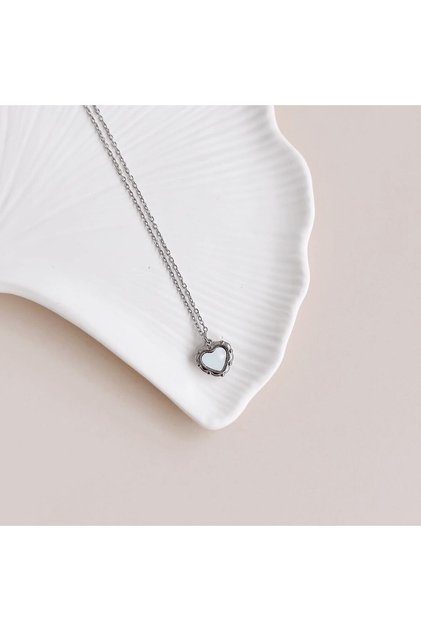 Anne Boleyn Grey Steel Necklace