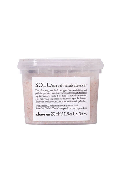 Solu Sea Salt Scrub Detoxifying Purifying Scalp Peeling Shampoo 250 ml