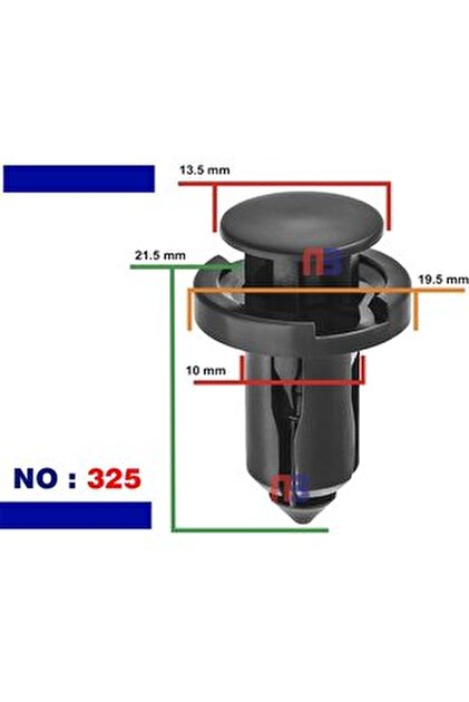 NB Klips Honda - Nıssan Tampon Klipsi 25 Adet - Fiyatı, Yorumları