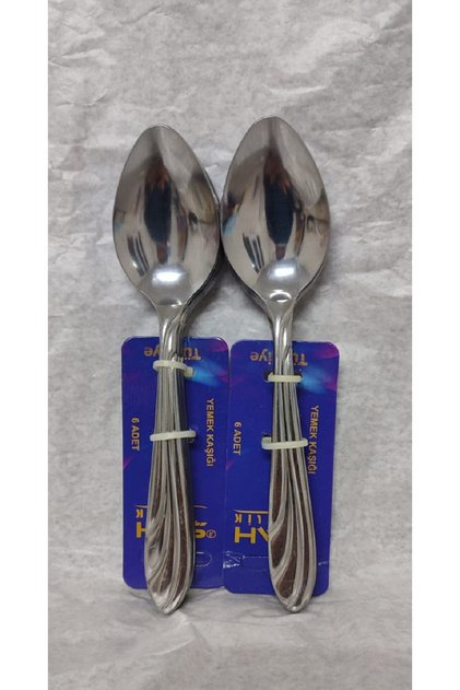 12 adet nostalji yemek kaşığı