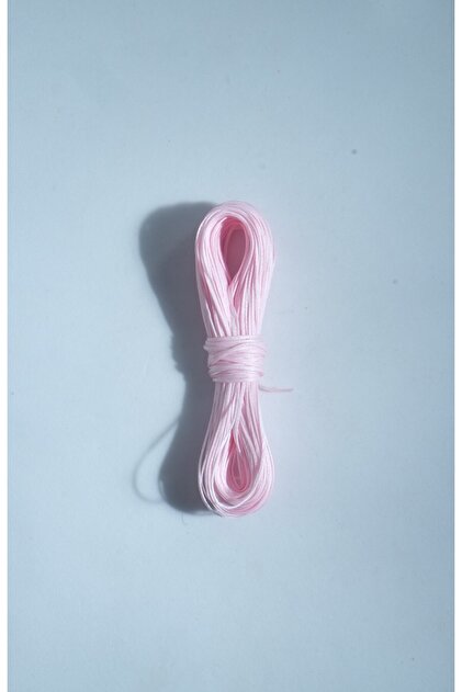 20 Meters 1 Mm Waxed Rope Pearl Pink Color Saddler Leather Sewing Necklace Jewelry Design Macrame Bracelet Rope