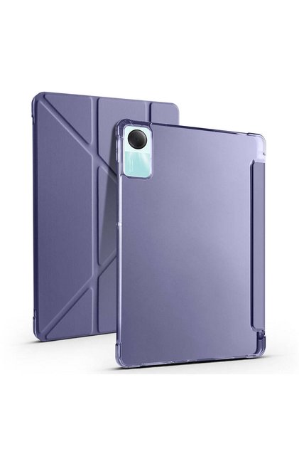 Xiaomi Redmi Pad Se 11 Kılıf Uyku Mod'lu Standlı Kalem Bölmeli Arkası Yumuşak Akıllı Silikon Kapak