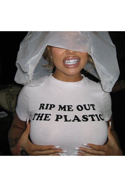 Rip Me Out The Plastic Baby Tee