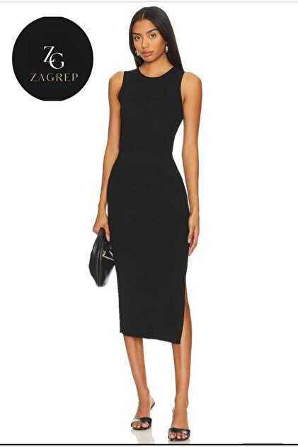 neutral midi dress Asymmetrical Techno Grid Midi Dress seashell / 6