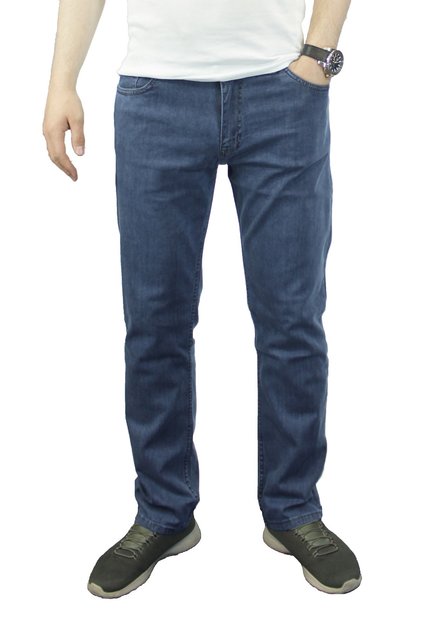 Erkek Yüksek Bel Regular Fit Pamuklu Kot Pantolon
