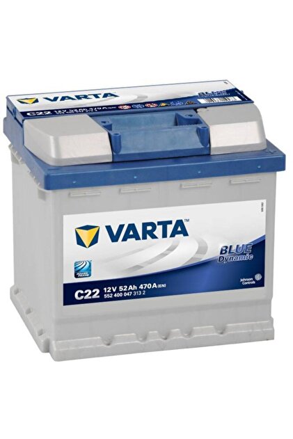 Varta 12v 52 Ah Amper 470a Akü Blue Dynamic C22 Uyumlu - Fiyatı