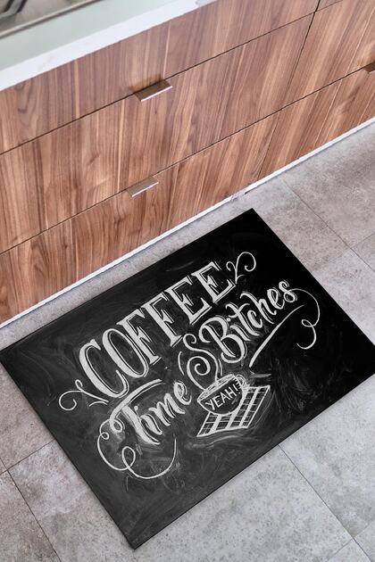 Coffee Time B Indoor and Outdoor Decorative Multi-Purpose Door Mat