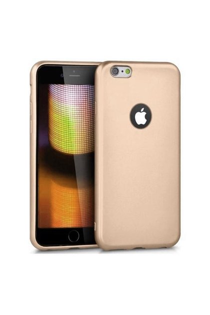 iPhone 6/6S Compatible Gold Matte Silicone Case